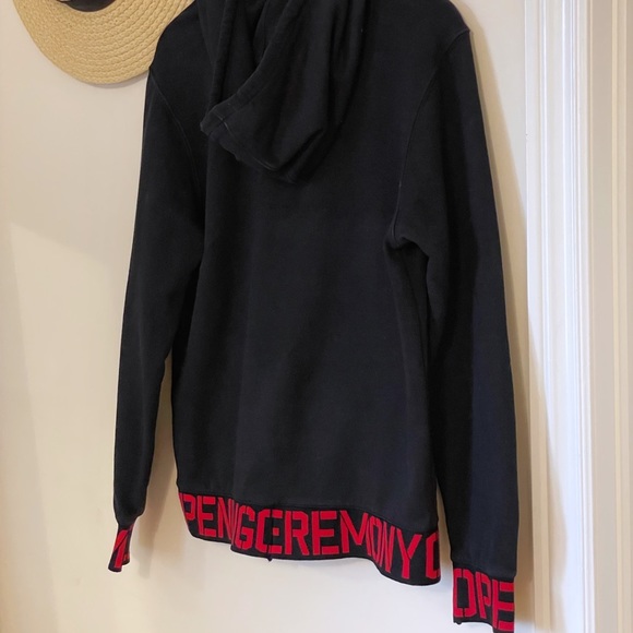 Opening Ceremony Monogramed Trim Black Hoodie - Picture 5 of 16